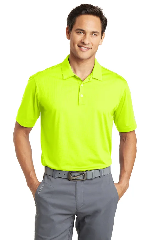 Nike Mens Dri-Fit Moisture Wicking Short Sleeve Polo Shirt - Volt Green