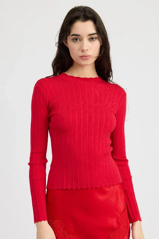 Weekend Offers That Dazzle Arlet Ribbed Top