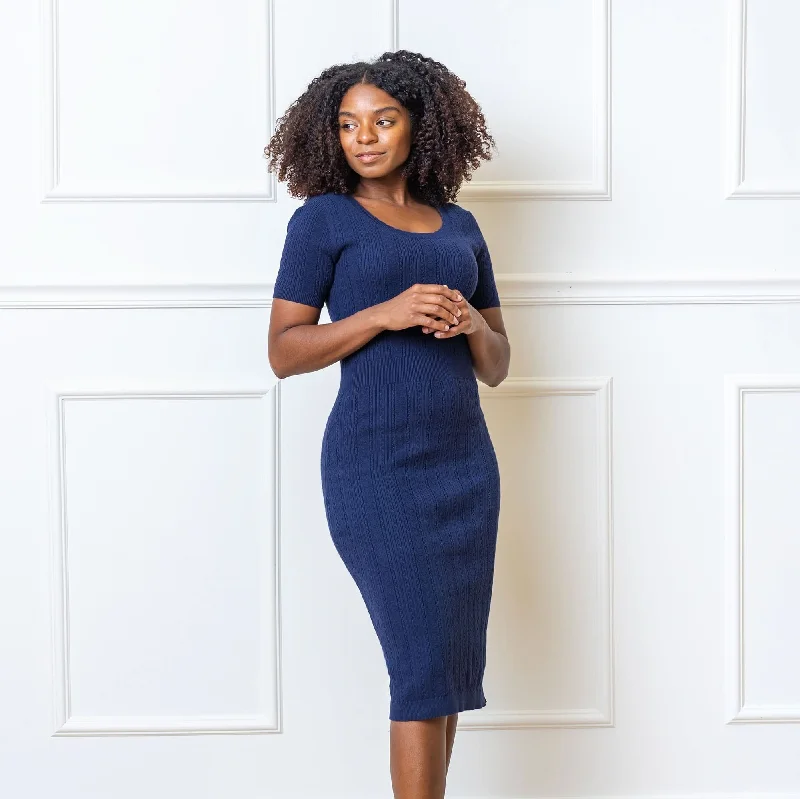 Weekend Deals That Thrill Fitted Cable Sweater Dress