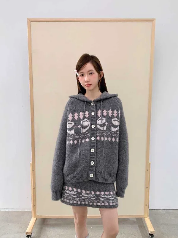 Weekend Shopping Bliss LOOSE HOODED SWEATER [S0000010374]