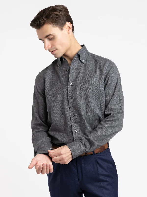 Charcoal Modern Fit Dress Shirt