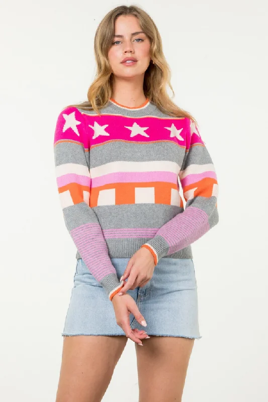 Weekend Specials to Indulge In Starry Eyes Crew Neck Sweater
