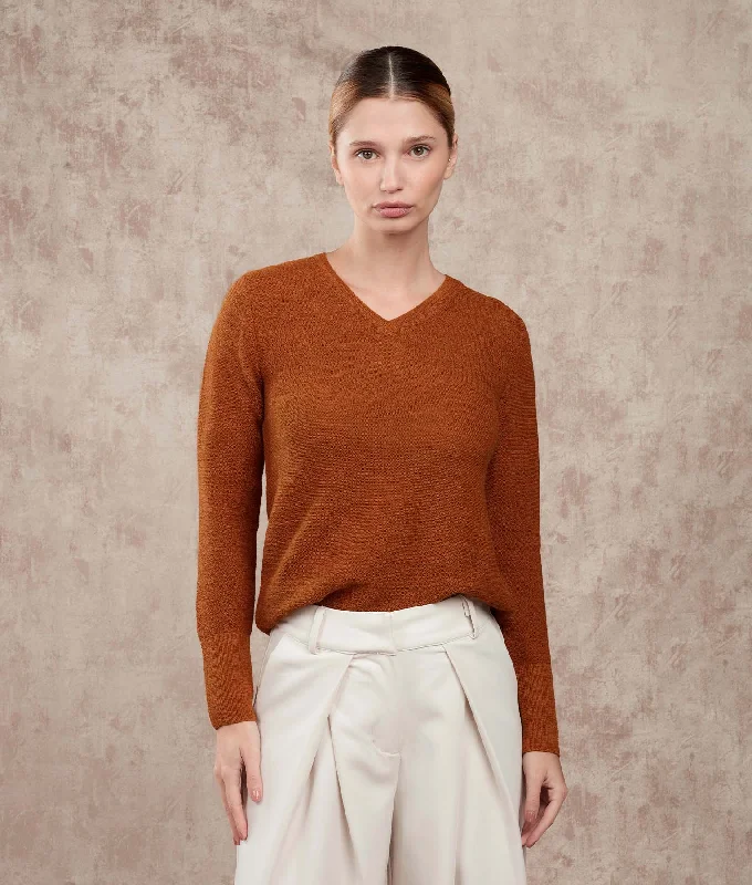 Members Only Links Basic Vee Sweater