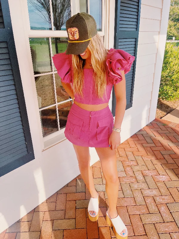 Crazy Deals Make Time Set TOP- Pink