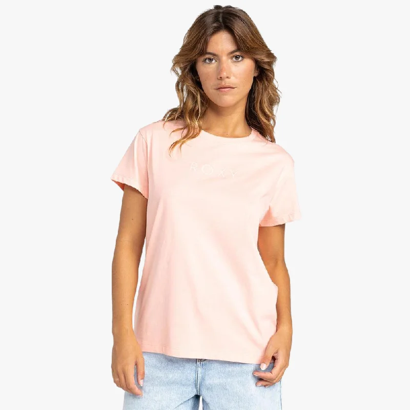 Price Cut Roxy Womens Just Do You Short Sleeve Tee Cadlelight Peach