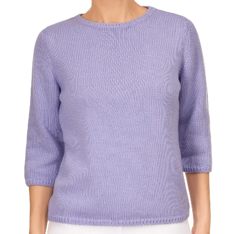 New Deals 3/4 Sleeve Pullover in Wisteria
