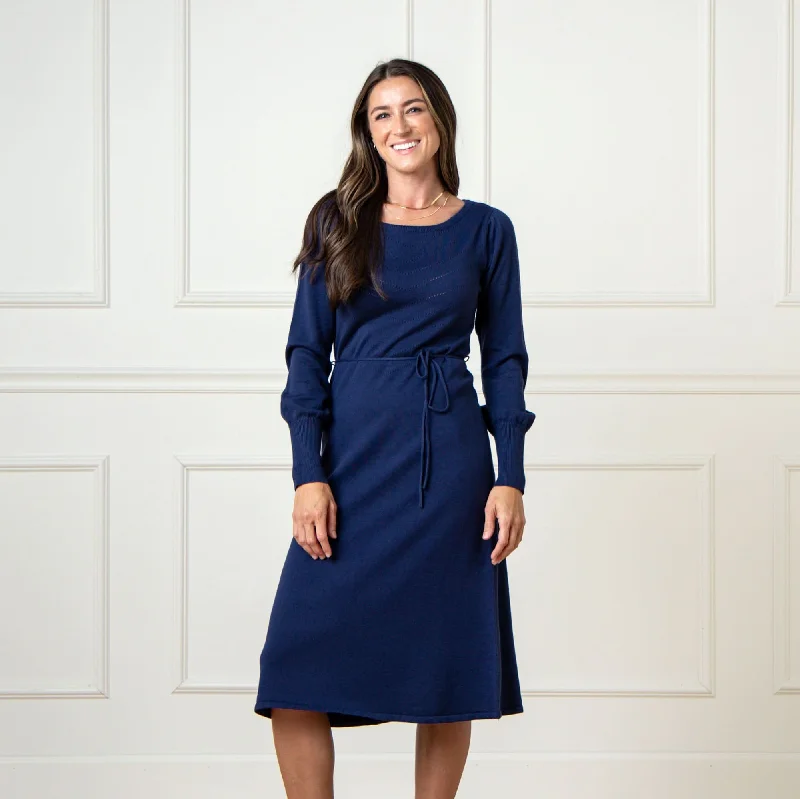 Super Discount Organic Pointelle Sweater Dress