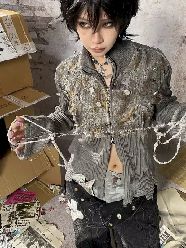 Don't Delay Burnt Lace Cardigan [S0000010337]