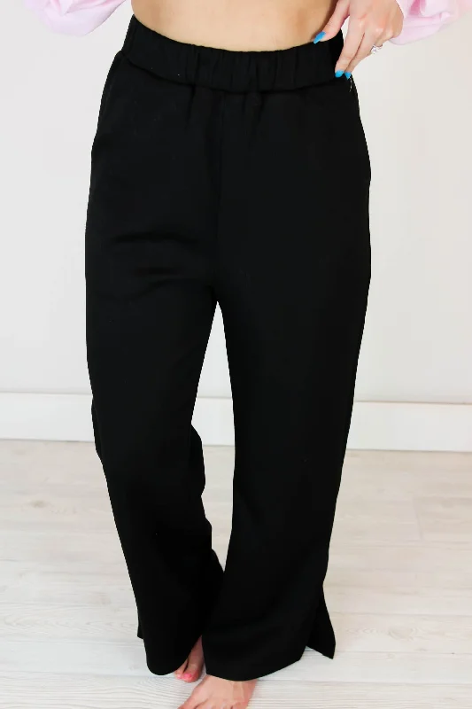 TIME-Limited Offer Avia Wide Leg Pants | Black
