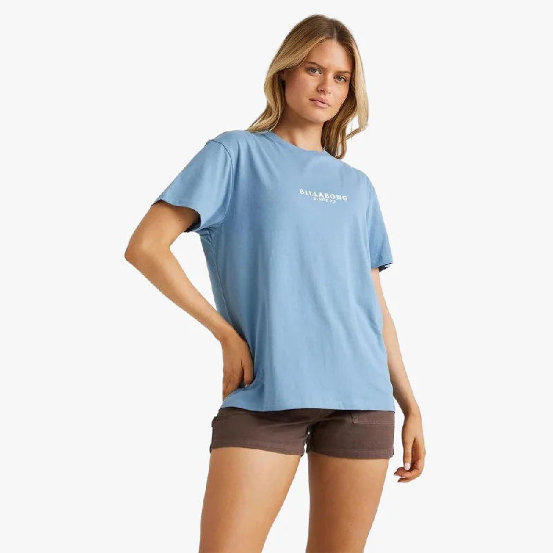 Mega Sale Billabong Womens Emerald Island Short Sleeve Tee Blue Shadow