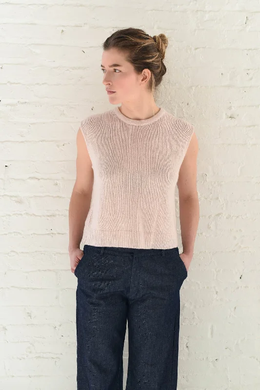 Warehouse Sale M.PATMOS Rex Cashmere Shell - Pink Salt