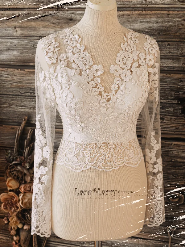 Today's Deal ERIKA #4 / Lace Bolero with Adjustable Fit
