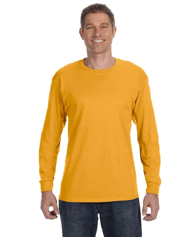 Gildan Heavy Cotton Long Sleeve T-Shirt | Gold