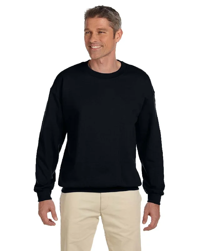 Gildan Lightweight 50/50 Crewneck Sweatshirt | Black