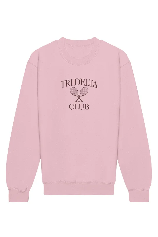 Daily Deals Delta Delta Delta Greek Club Crewneck Sweatshirt
