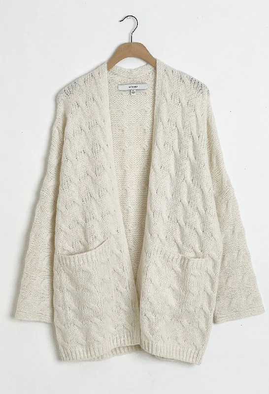 Online Deal Trenza Cardigan Ivory O/S