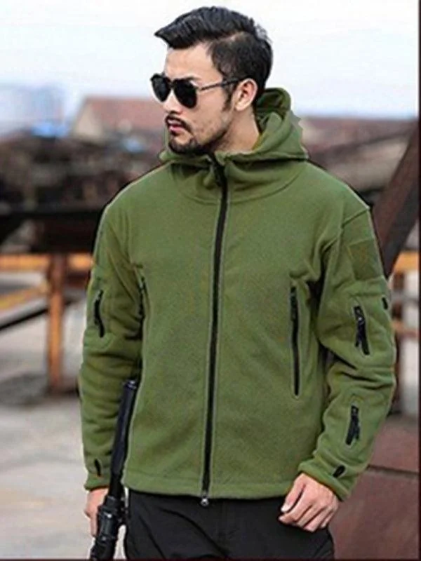 Warm Liner Fleece Men Hoodie