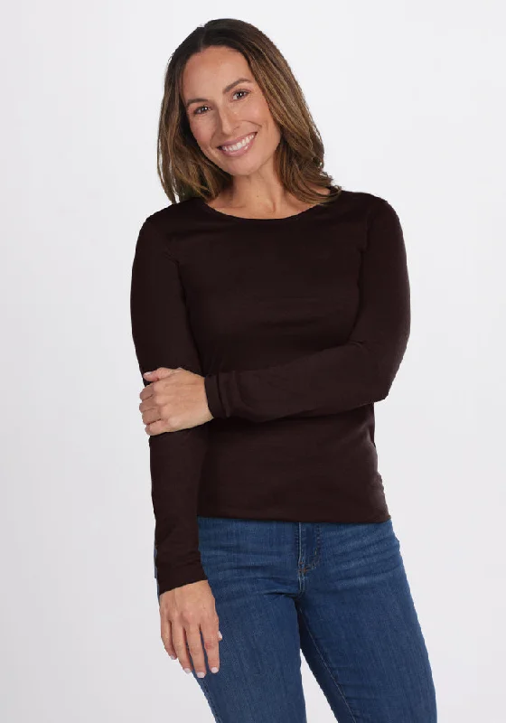 Markdowns Remi Long Sleeve T-Shirt - French Roast