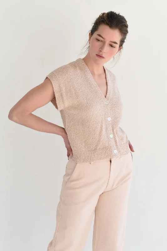 Deal Zone M.PATMOS Russell Boucle Cardigan - Pink Salt