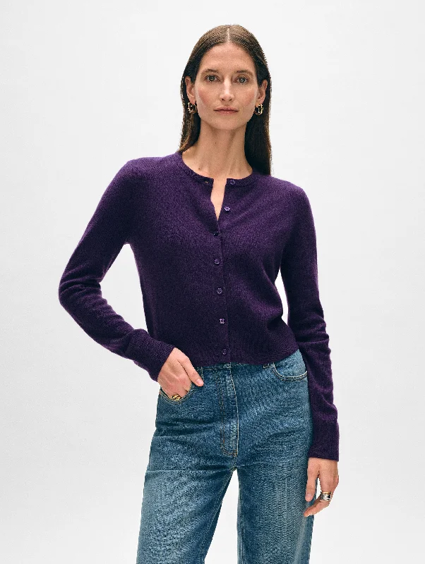 Deal Frenzy Cashmere Crewneck Cardigan