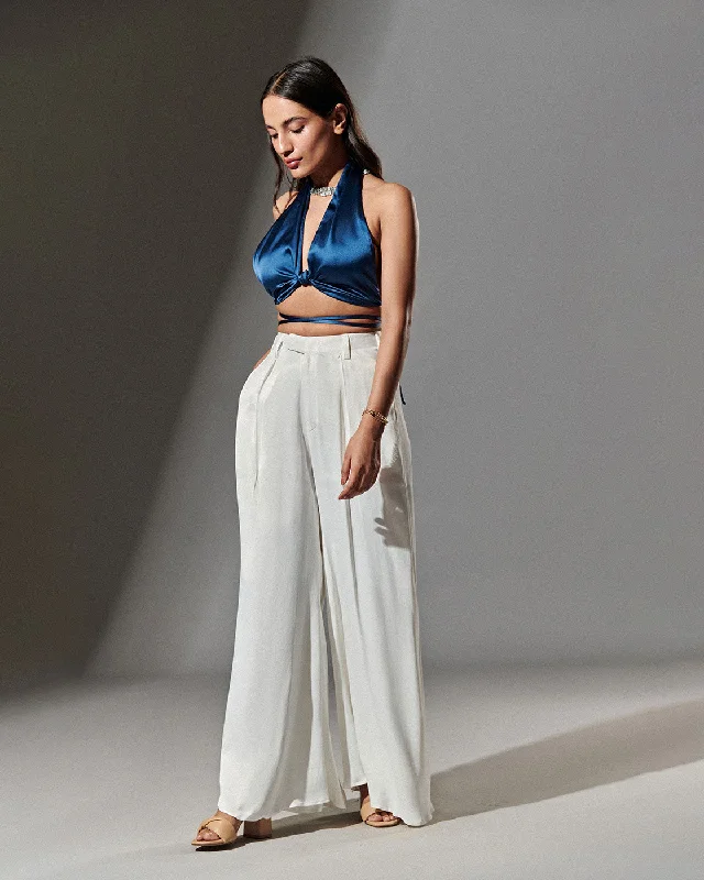 Now Available Knotted Halter-Neck Top