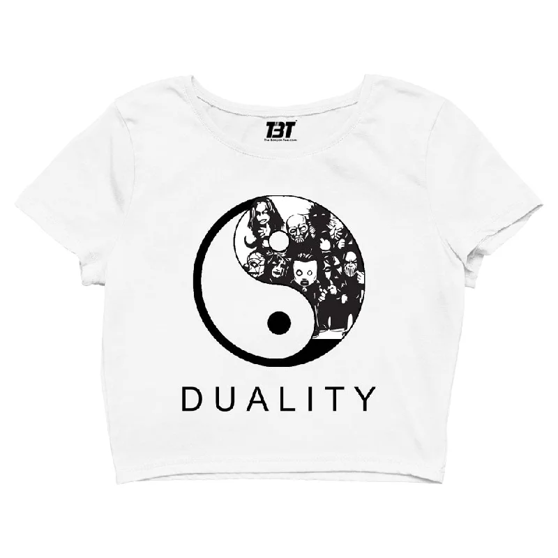 Weekend Wonders Await! Slipknot Crop Top - Duality