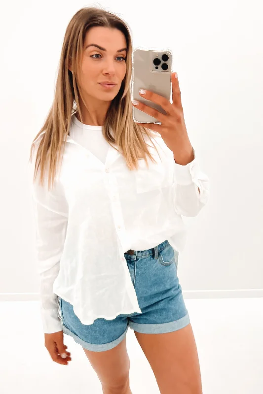 While Supplies Last Caitlin Shirt White