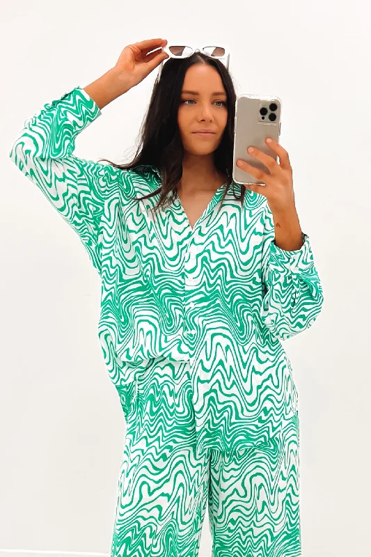 Lowest Price Ellen Shirt Green