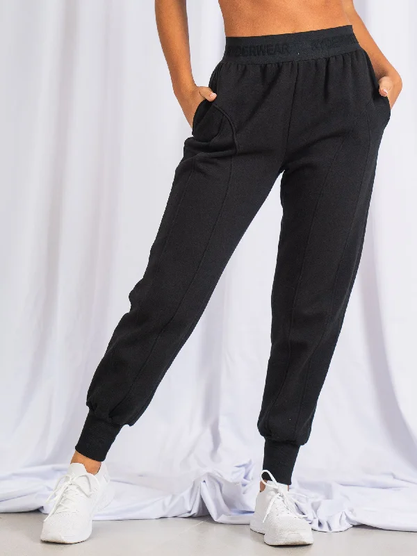 Price Rollback Contour Track Pants - Black