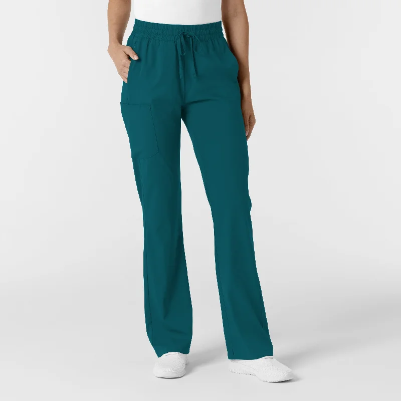 Unbeatable Deal Boundless Women's Bootcut Scrub Pant - Caribbean