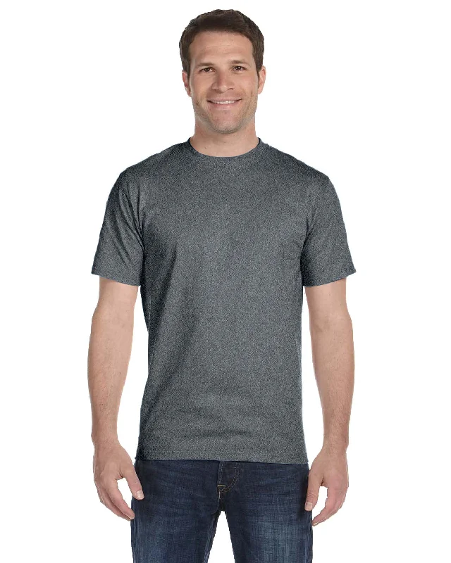 Hanes ComfortSoft 100% Cotton T-Shirt | Oxford Gray