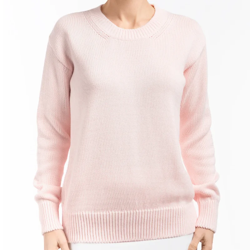 Weekend Bargains to Relish Oversized Round Neck Pullover in Angel Wing