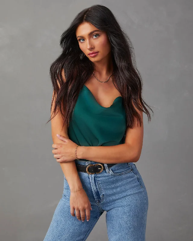 Huge Savings Rachel Leigh Cowl Neck Bodysuit