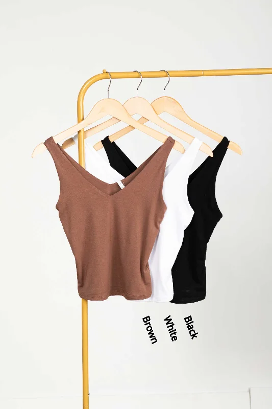 Special Discount Double Layered V-Neck Tank