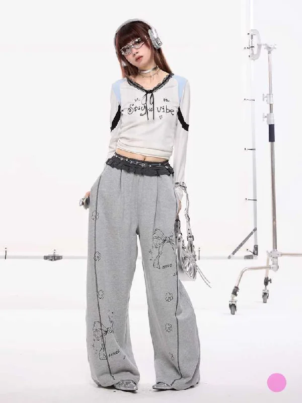 Hot Deal Lace Ribbon TOP [S0000010415]