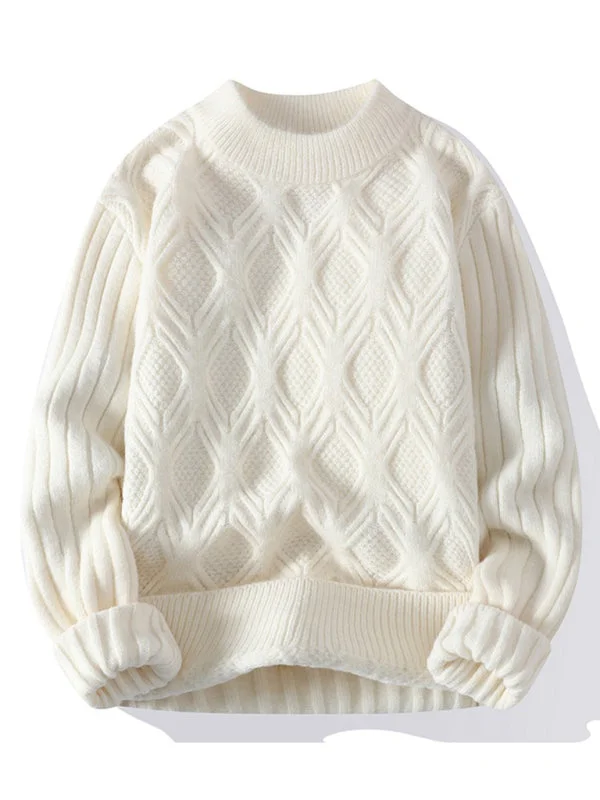 Stock Clearance TastyHottie - New Men's Loose Casual Round Neck Knitted Sweater