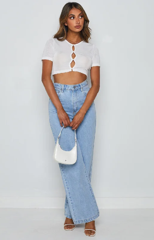 Price Rollback Moscow Crop Top White