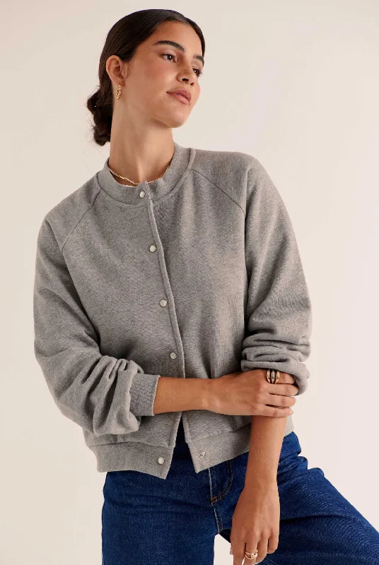 Weekend Offers That Amaze Cardigan Douillet gris chiné