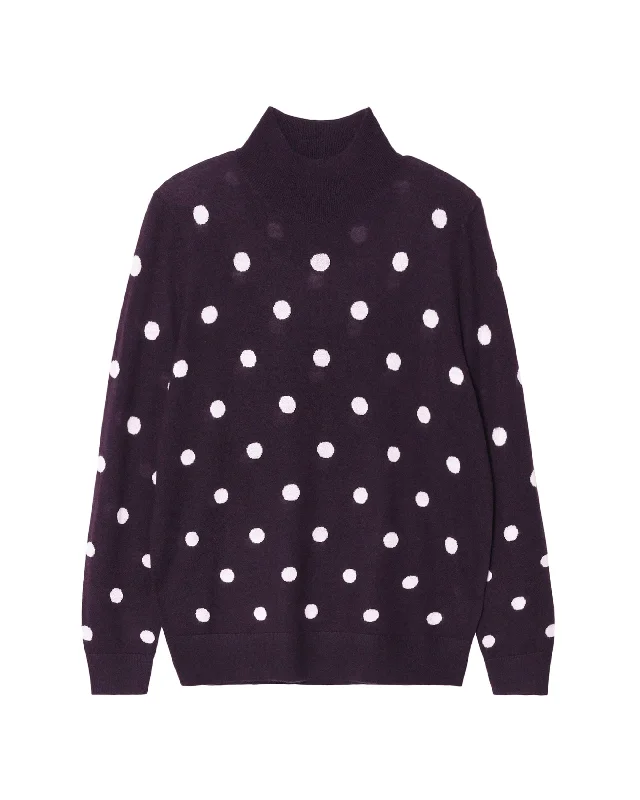 Buy Now Cashmere Dot Long Sleeve Top