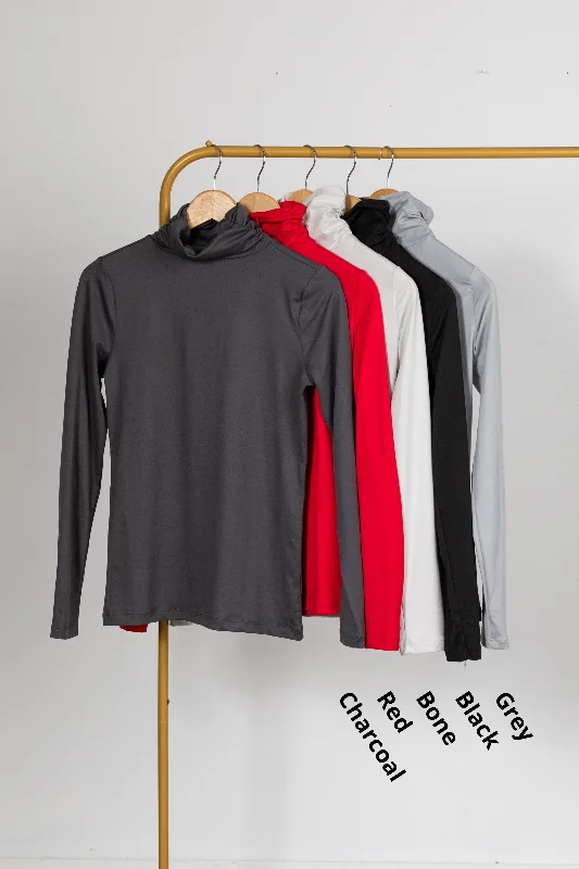 Midnight Madness Buttery Soft Turtleneck Top