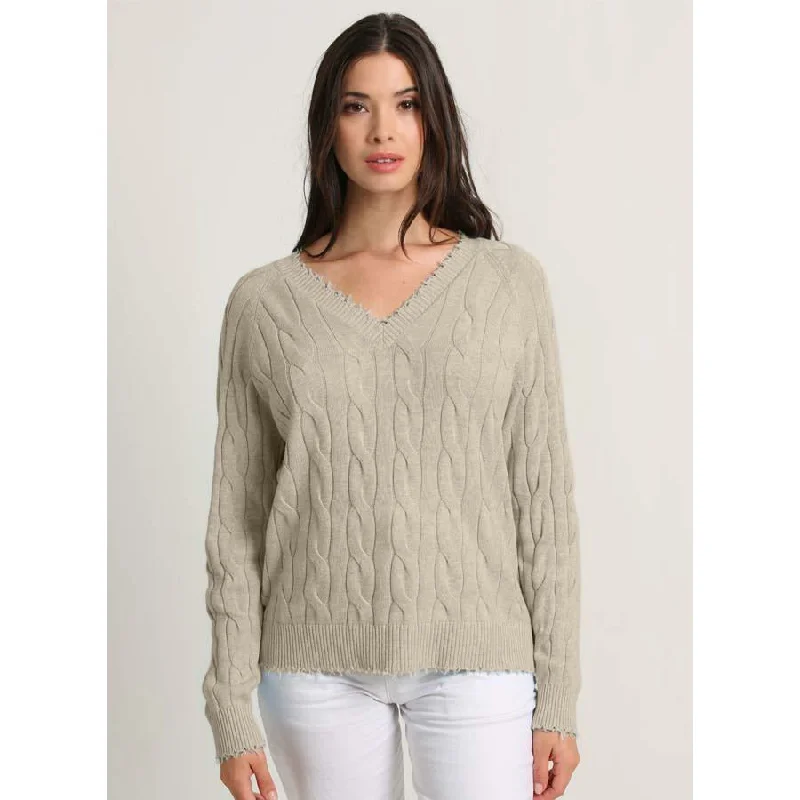 Special Discount Cotton Frayed Cable Long Sleeve