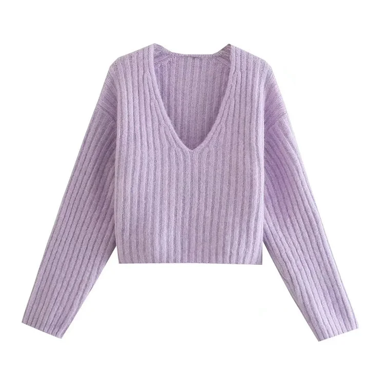 Savings Event New ins Vintage rib short sweater  7456