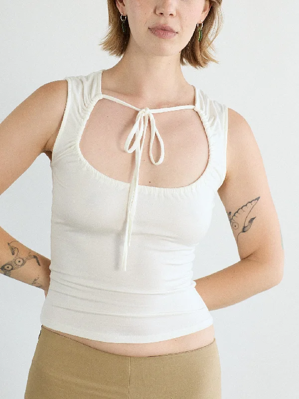 Stock Clearance Betty Top - White