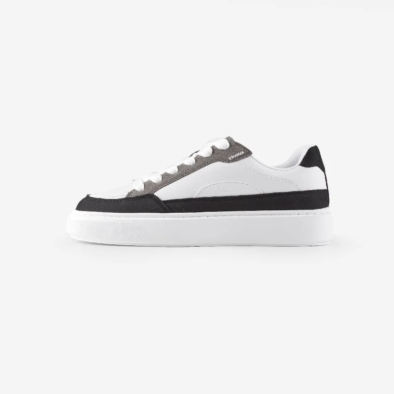 Premium Skate Shoe | White Charcoal