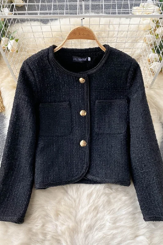 Weekend Offers That Amaze French elegant small fragrance slim jacket  1565