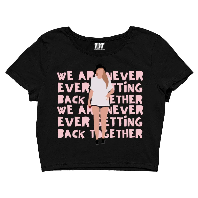 Weekend Specials to Enjoy Taylor Swift Crop Top - Getting Back Together