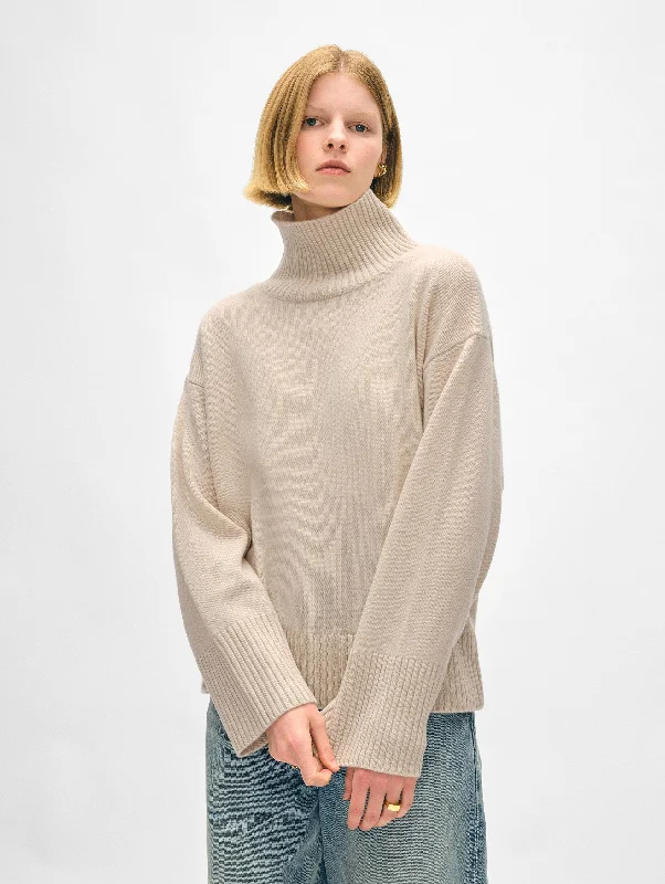 Stock Up CASHMERE STAND NECK