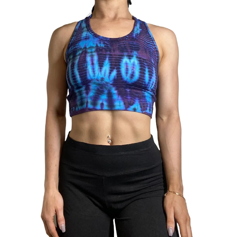 Great Bargains Kathmandu Tie Dye Athletic Bra Top TH1363