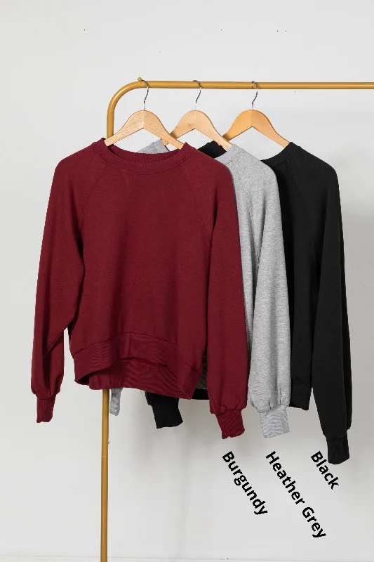 Super Deal Knit Sweatshirt With Cut Out Back