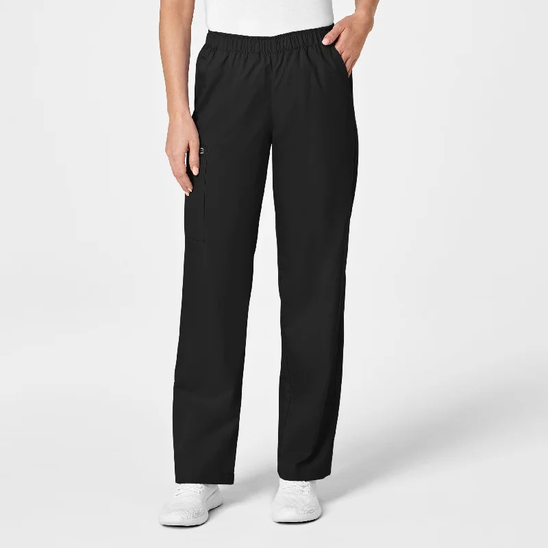 Price Drop Alert WonderWORK Women's Pull-On Cargo Scrub Pant - Black